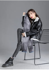 Thermal Winter Thick Fleece High-waist Warm Skinny Jeans