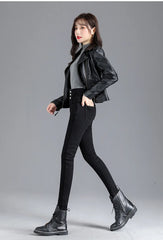 Thermal Winter Thick Fleece High-waist Warm Skinny Jeans