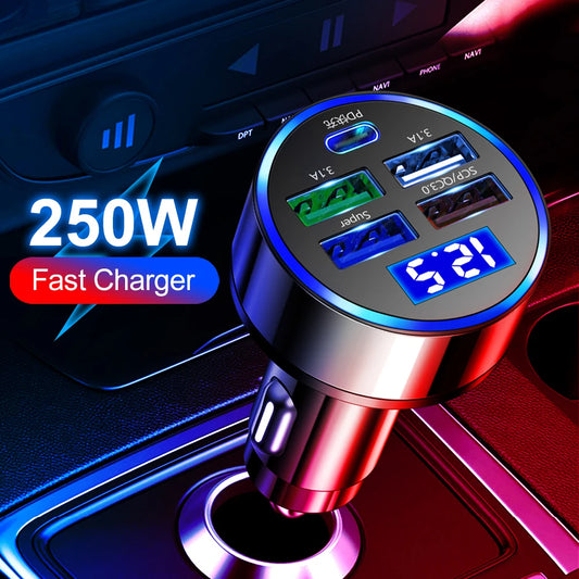 5 Ports USB Car Charge