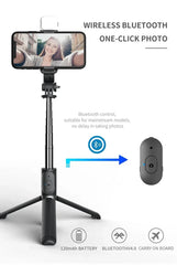 1045mm Selfie Stick With Wireless Bluetooth Led Fill Light